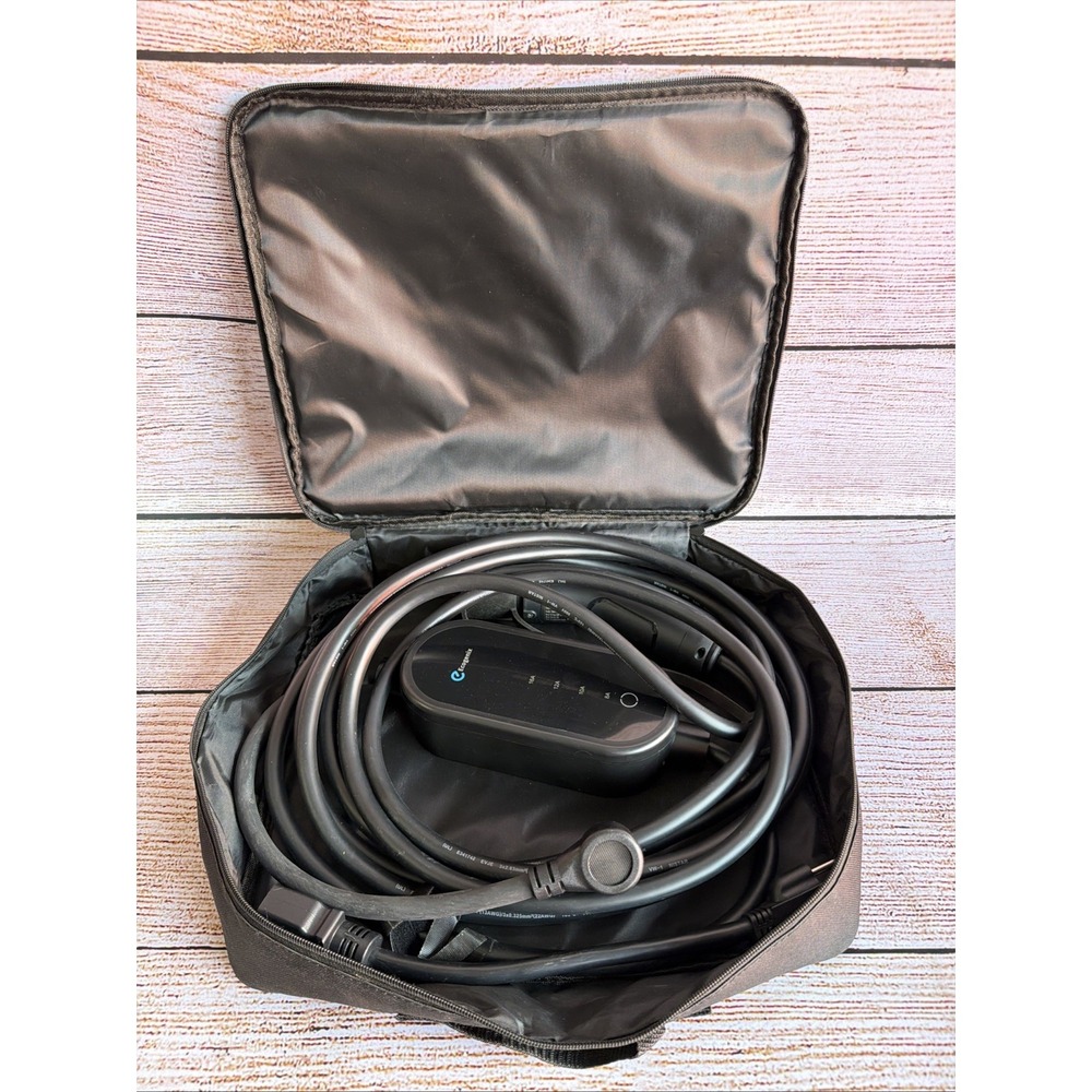 Ecogenix EV Portable Charger Level 2 Type 1 J1772 Black Used EC01T